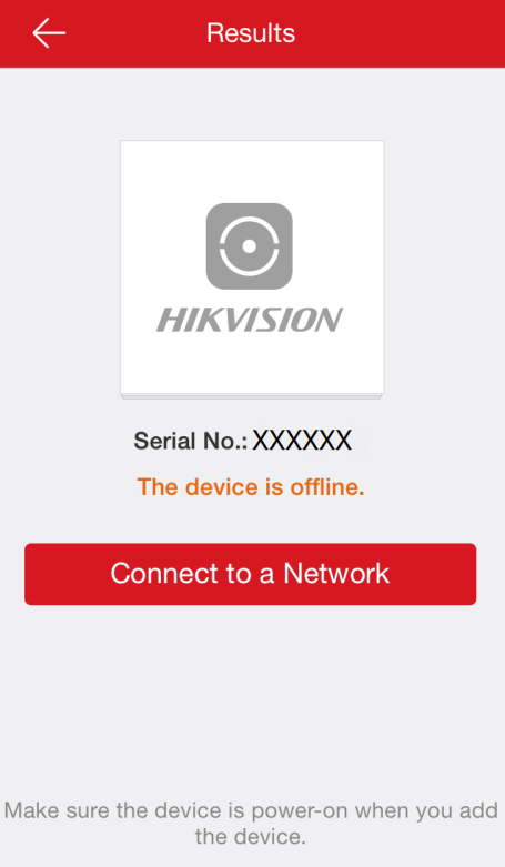 hikvision app device offline